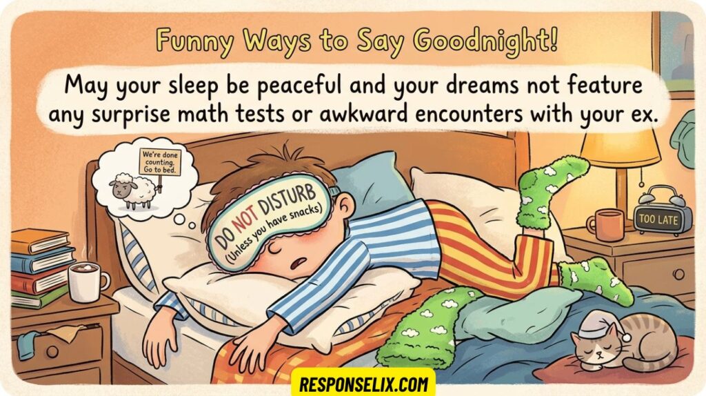 Funny Ways to Say Goodnight