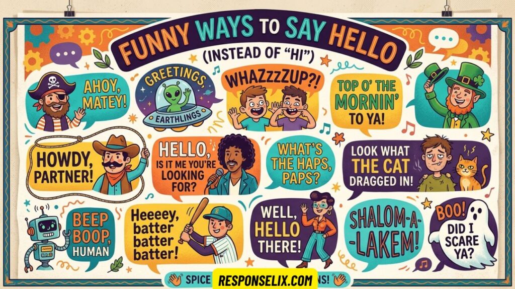 Funny Ways to Say Hello Instead