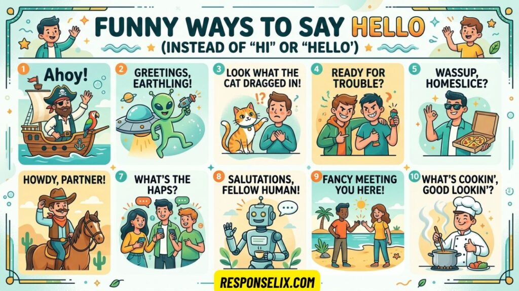 Funny Ways to Say Hello Instead