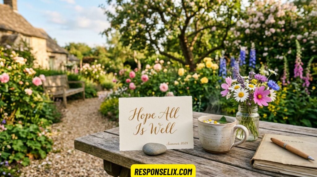 Hope All Is Well