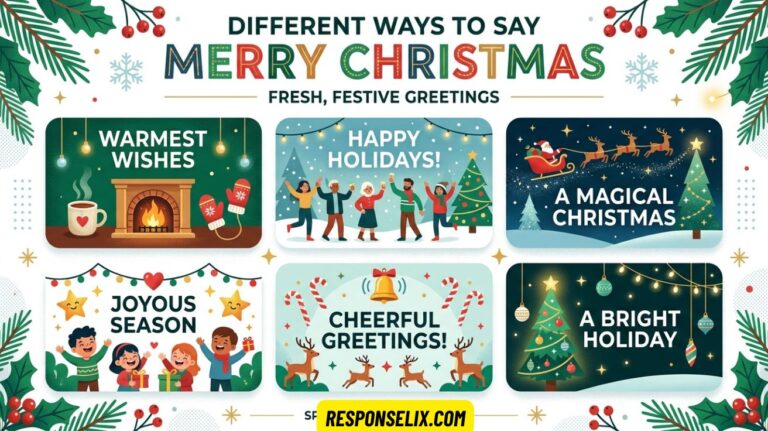 Different Ways to Say Merry Christmas