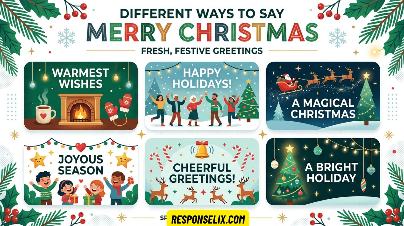 Different Ways to Say Merry Christmas