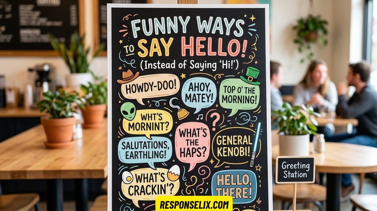 Funny Ways to Say Hello Instead